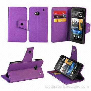 New Arrival Name Card Wallet Cases for HTC M7, Different Colors and Designs Available